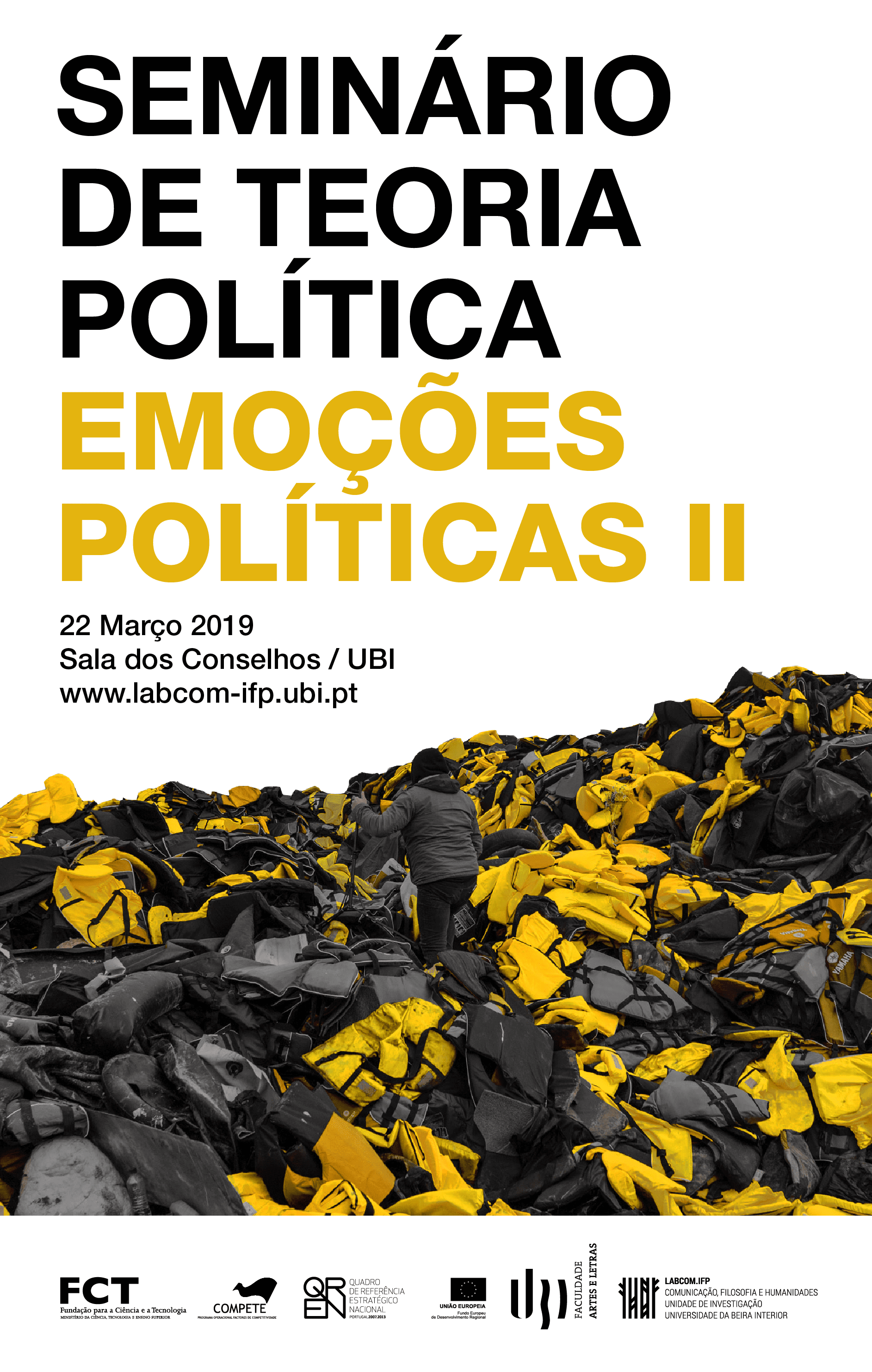 Cartaz - Seminário de Teoria Política: Emoções Políticas II