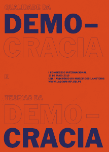 Cartaz - Qualidade da democracia e teorias da democracia