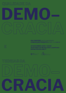 Cartaz - Qualidade da Democracia e Teorias da Democracia