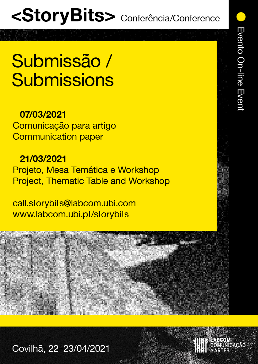 Cartaz - StoryBits Conference / Submissão